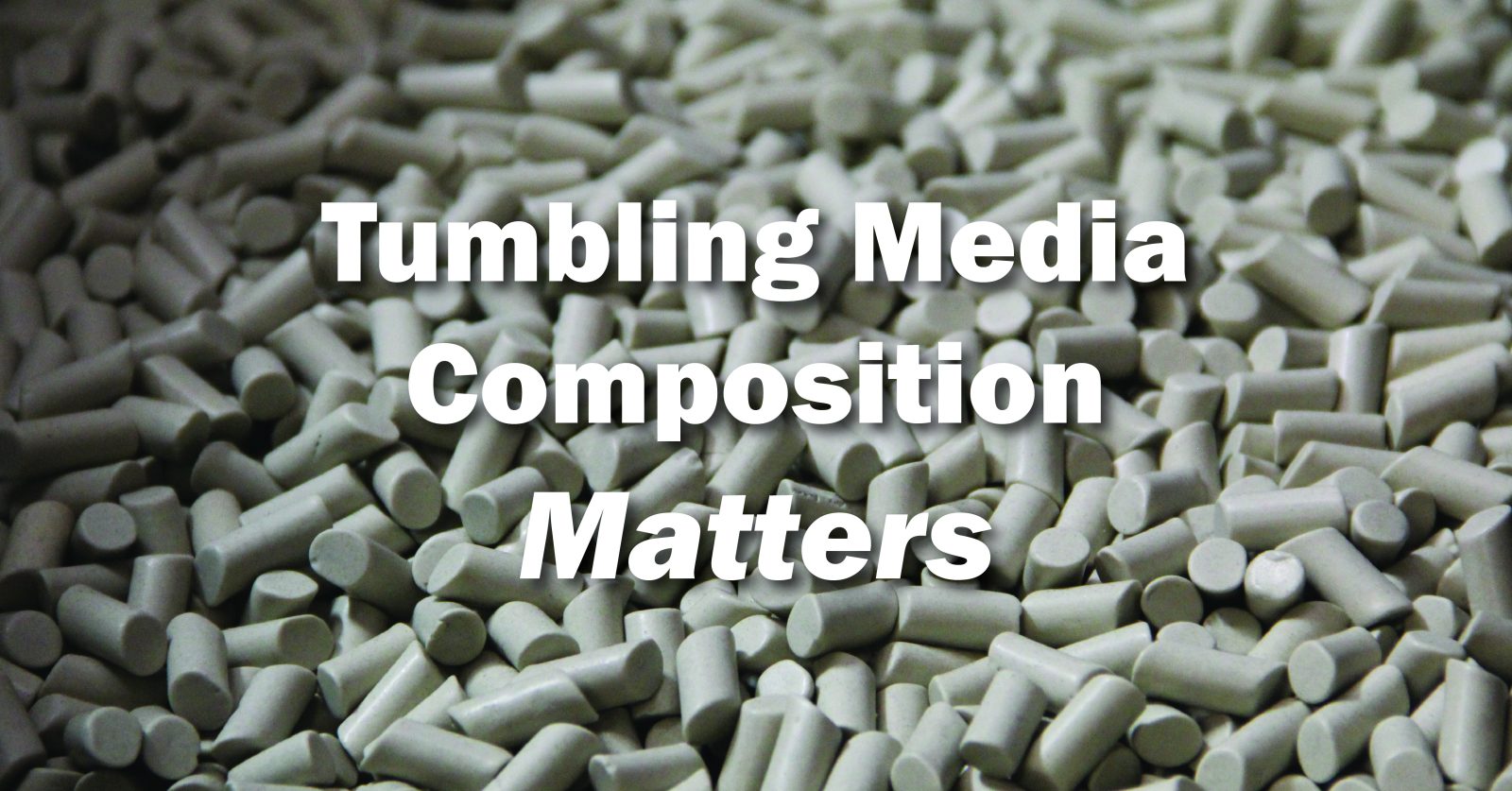 tumbling media composition
