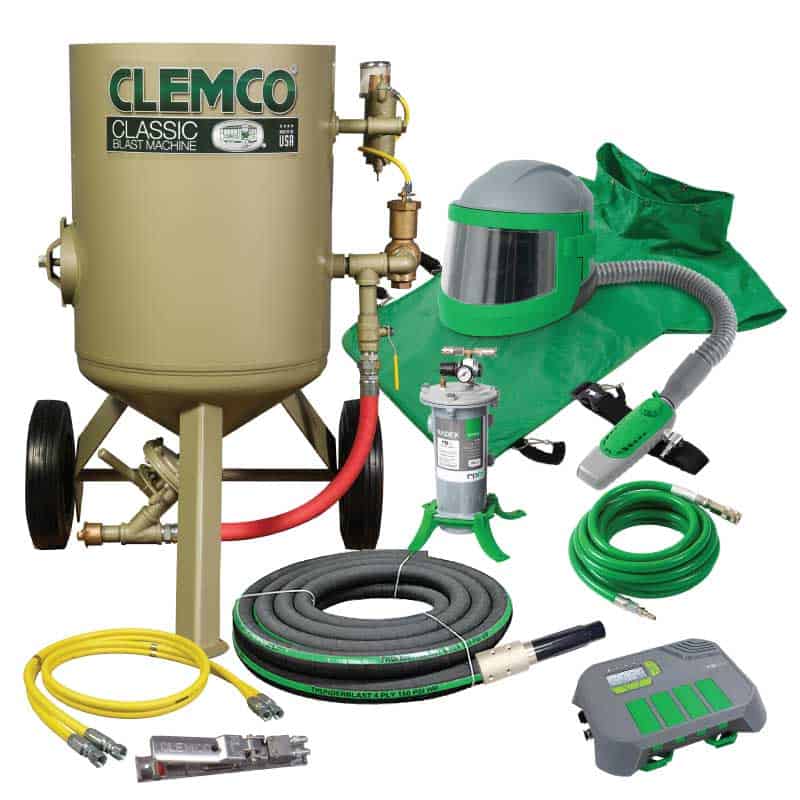 abrasive blast package