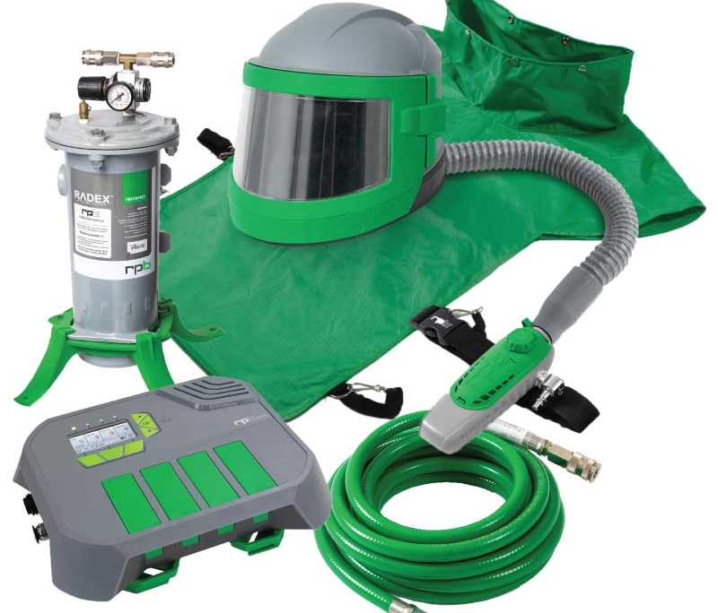 blasting respirator package