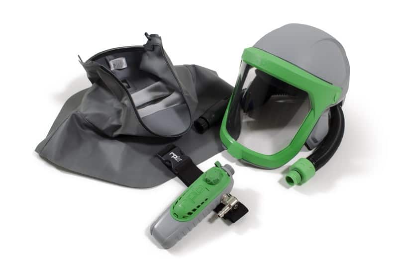 grinding respirator hood