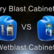 air blast vs wet blast