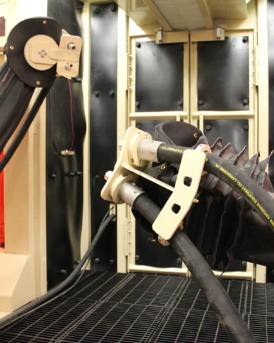 robotic abrasive blasting