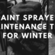 paint sprayer maintenance tips for winter