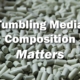 tumbling media composition