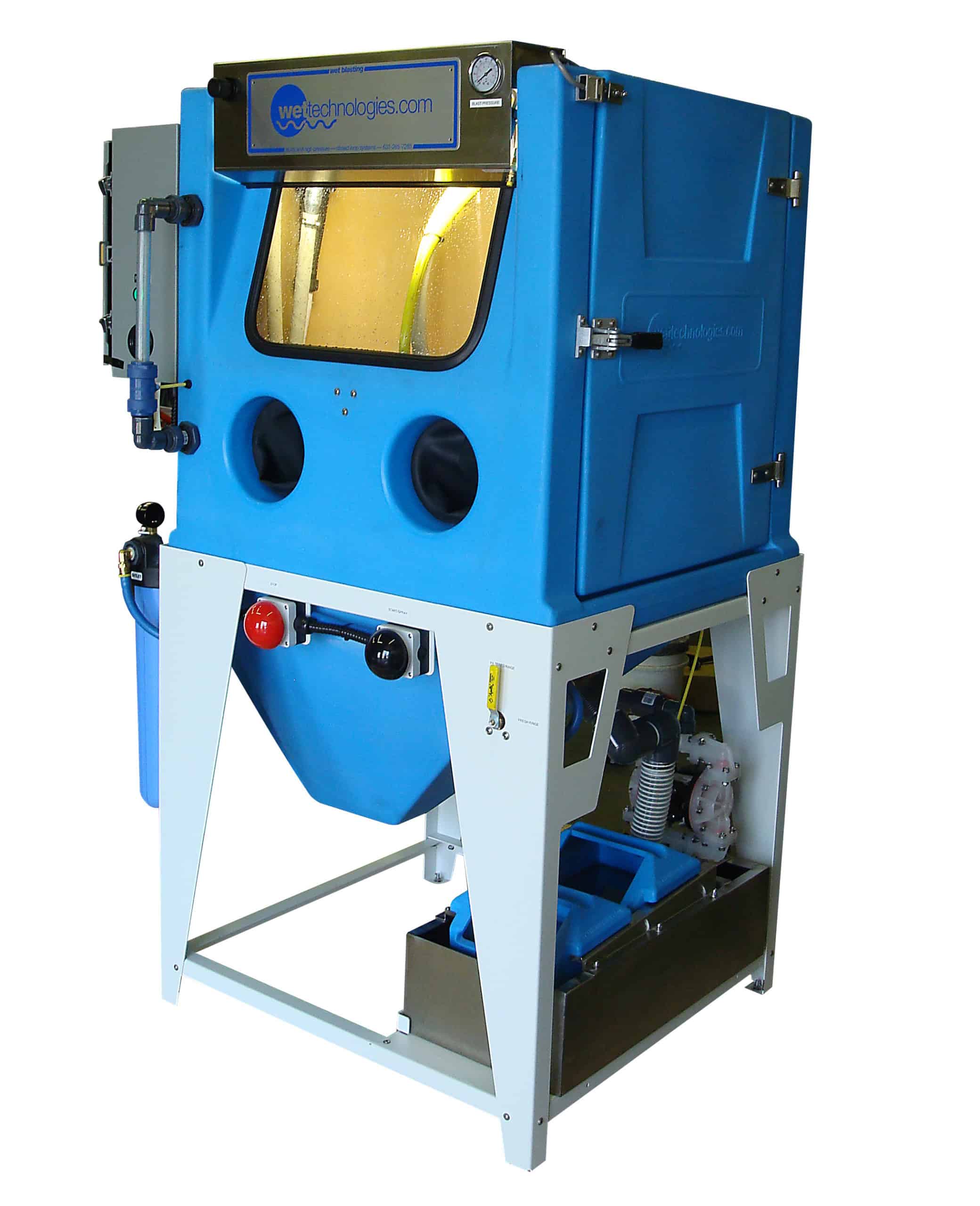 wet blasting cabinet