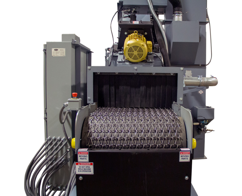 wire mesh belt shot blasting machine